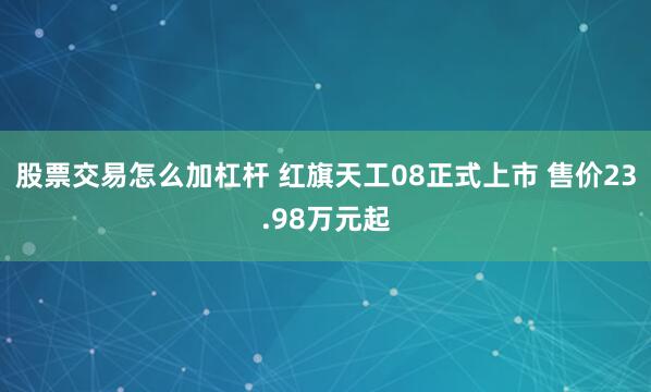 股票交易怎么加杠杆 红旗天工08正式上市 售价23.98万元起